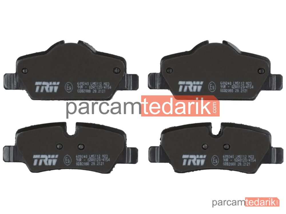 TRW GDB2088 | Fren Balatası Arka (Mini F55-F56-F57 2013 /)