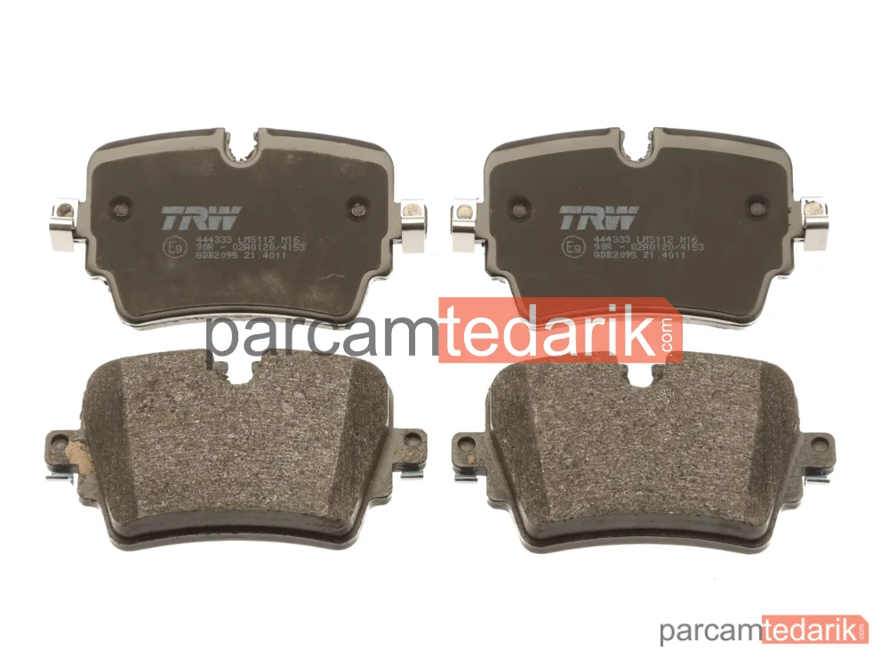 TRW GDB2095 | Fren Balatası Arka Jaguar F-TYPE Coupe 2.0 Tİ4 17=>, 3.0 SCV6 S 13=>, 3.0 SCV6 13=>, 3.0 SCV6 400 SPORT 16=>, 3.0 SCV6 400 SPORT AWD 16=>, 5.0 SCV8 R 13=>, 5.0 SCV8 R AWD 14=>