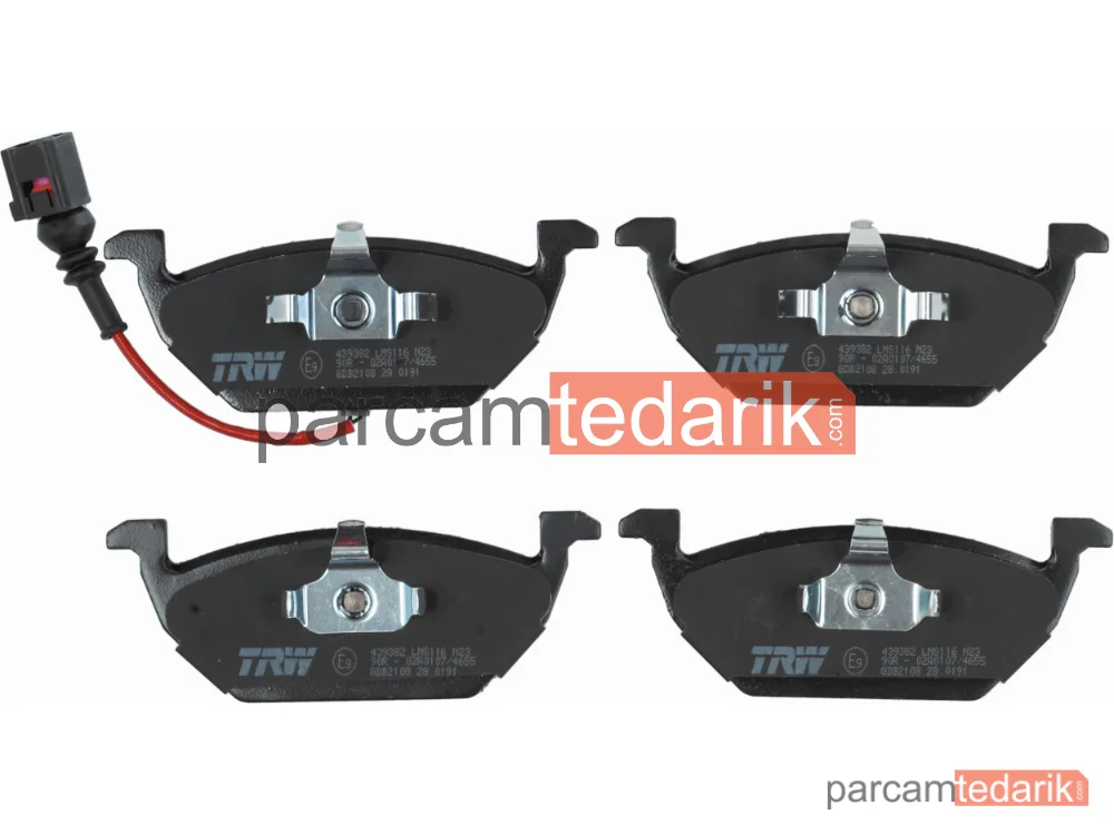 TRW GDB2108 | Fren Balatası Ön Volkswagen Golf IV 1.6 97-05, 1.6 16V 00-05, 2.0 98-04, 1.9 TDİ 97-05, Golf V 1.4 16V 03-08, 1.6 04-08, 1.9 TDİ 03-08, 2.0 SDİ 04-08, Jatta III 1.6 FSİ 05-10, 1.6 TDİ 09-10, 1.9 TDİ 05-10, New Beetle 1.6 99-00, 2.0 98-10, 2.5 05-10, 1.9 TDİ 98-10, Polo 1.2 02-09