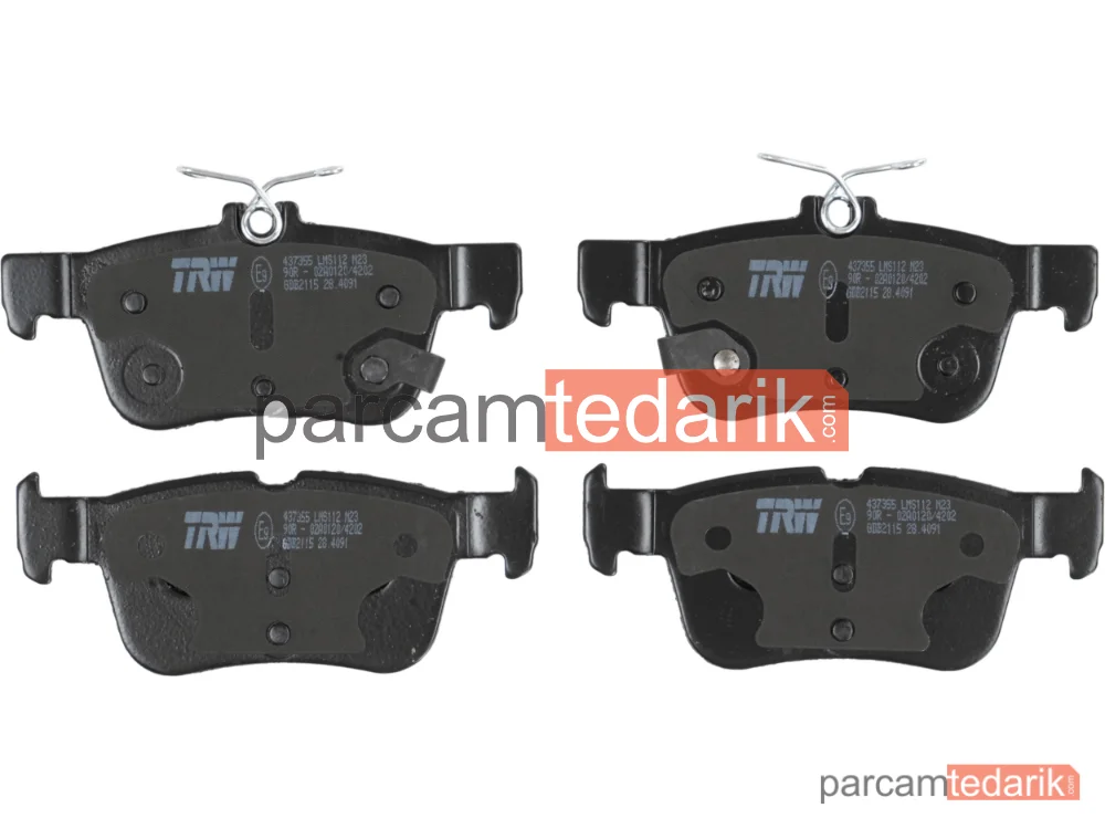 TRW GDB2115 | Arka Fren Disk Balata (Ford Mondeo 2014-)
