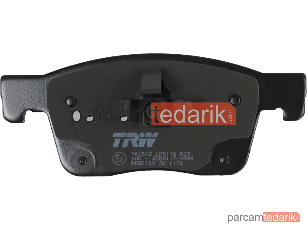 TRW GDB2139 | Fren Balatası Ön Opel Astra K 1.0 T 15=>, 1.4 15=>, 1.4-1.6 T 15=>, 1.4 CNG 17=>, 1.6 CDTİ 15=>