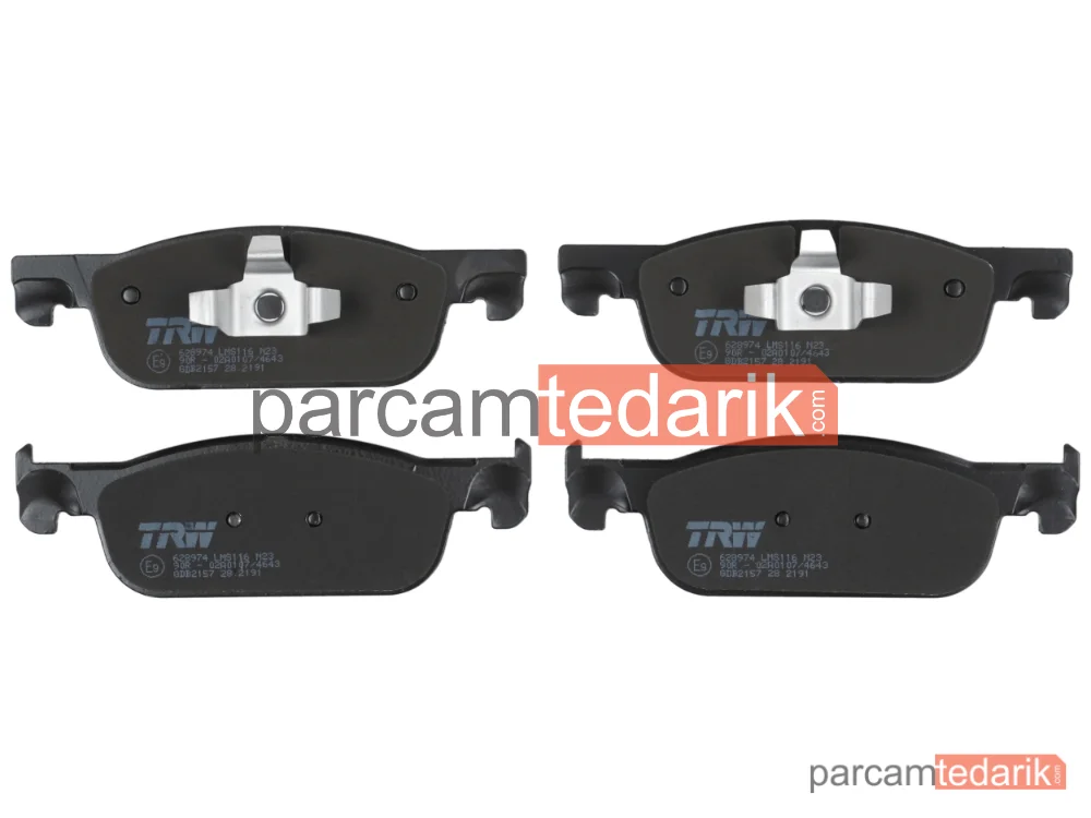 TRW GDB2157 | Fren Balatası Ön Genis Tip Renault Clio IV Symbol II Dacia Sandero II