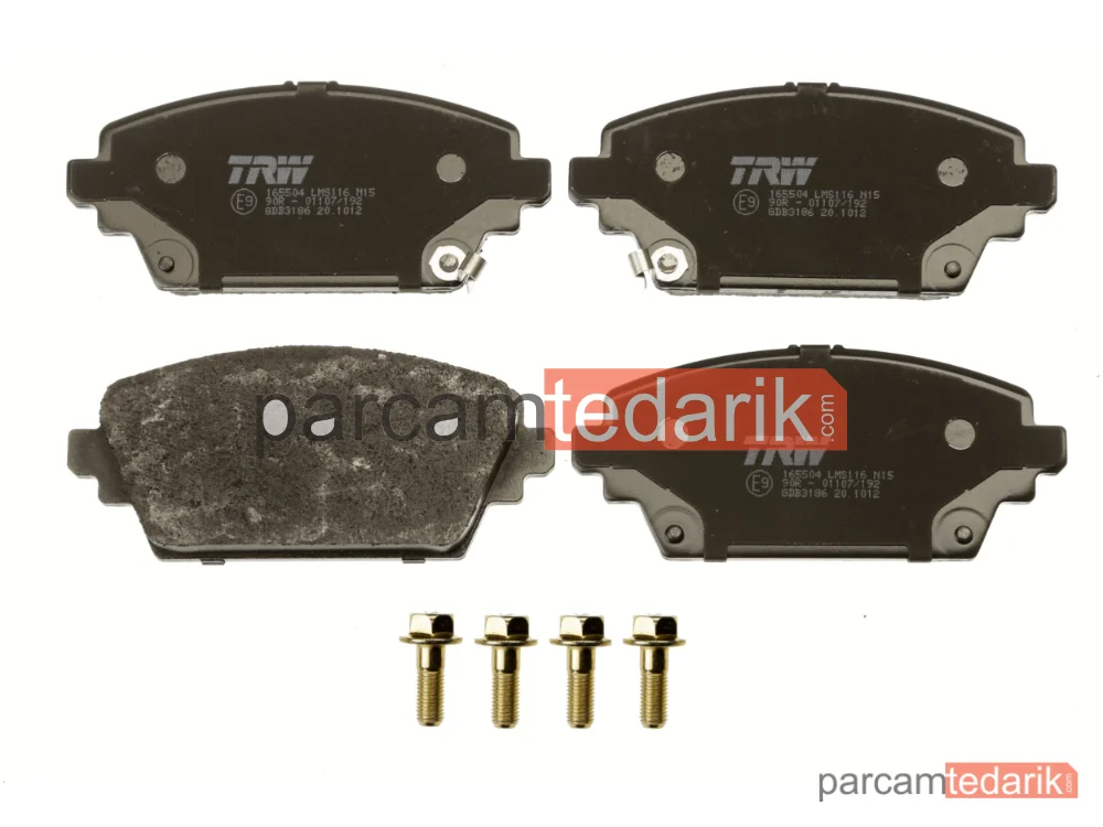 TRW GDB3186 | Fren Balatası Ön Honda Accord VI 1.8 İ 98-02, 2.3 01-03, 2.0 T Dİ 99-02