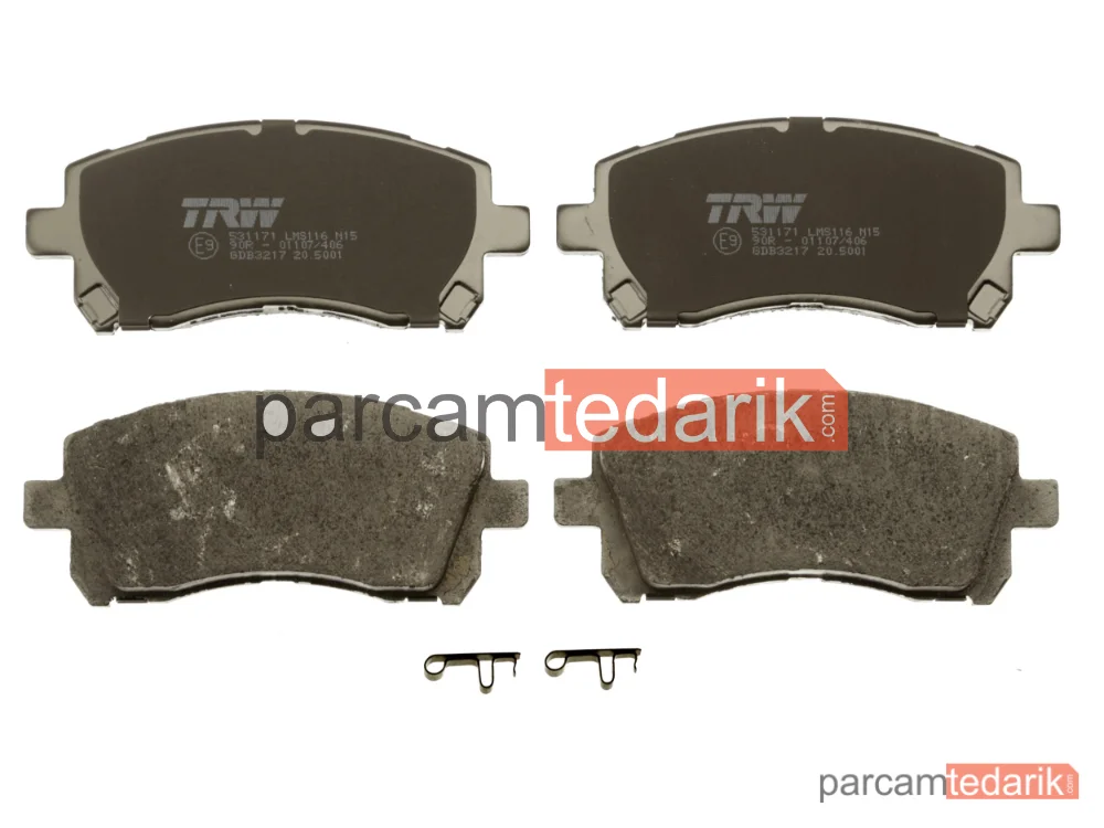 TRW GDB3217 | Fren Balatası Ön Subaru Forester 2.0 AWD 97-02, 2.0 S T AWD 98-02