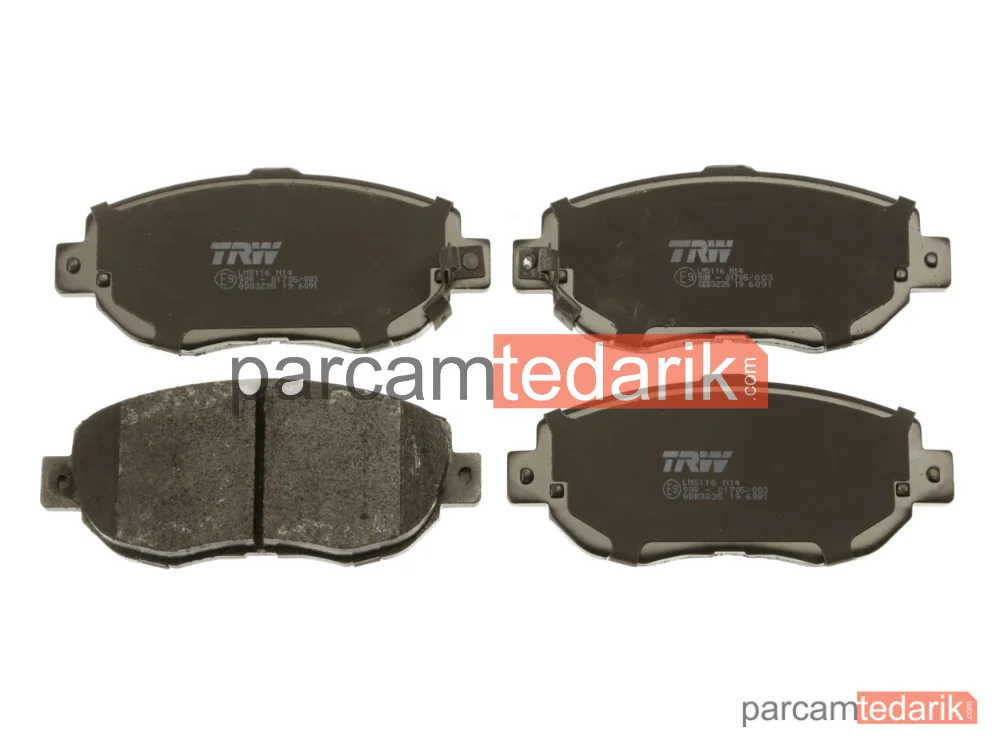 TRW GDB3235 | Fren Balatası Ön Lexus GS 300 93-04, 400 97-00, 430 00-04, IS I 200 99-05, 300 01-05