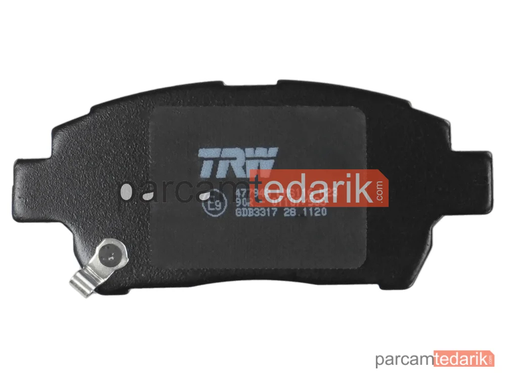 TRW GDB3317 | Fren Balatası Ön Toyota Corolla 1.4 VVT-İ 01-07, 1.6 VVT-İ 02-06