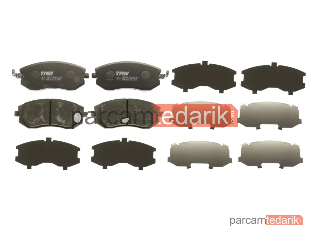 TRW GDB3328 | Fren Balatası Ön Subaru Impreza Sedan 2.5 AWD 01-05, 2.0 İ AWD 00-09