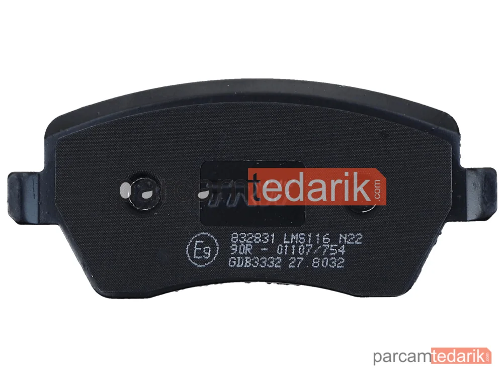 TRW GDB3332 | Fren Balatası Ön Renault Clio III 1.2-1.4-1.6 16V 05=>, 2.0 16V 06=>, 1.5 DCİ 05=>, Modus, Nissan Micra III 1.0-1.2-1.4 16V 03-10, 1.5 DCİ 03-10