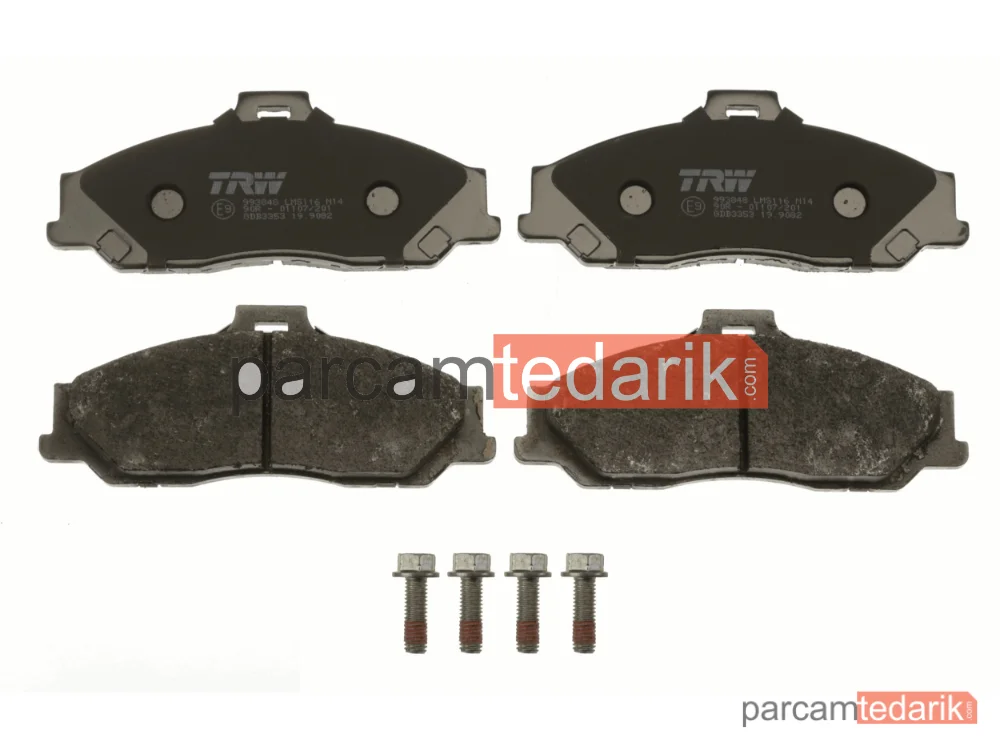 TRW GDB3353 | Fren Balatası Ön Ford Ranger 1.8 99-02, 2.2 02-05, 2.6 02-04, 2.5 TDDİ 02-05, 2.5 D 99-02, 2.5 D 4X4 99-02, 2.5 TD 02-06, 2.5 TD 4X4 99-06, 2.9 D 99-02, 2.5 TDDİ 06-12, 3.0 TDCİ 06-12