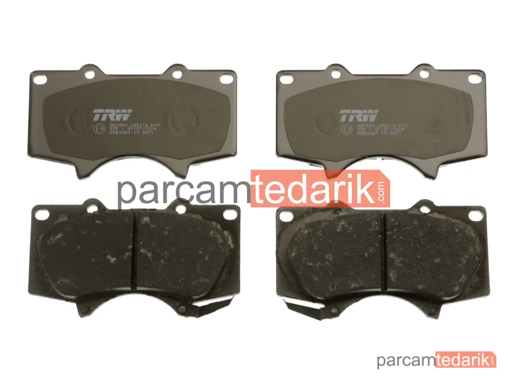 TRW GDB3364 | Fren Balatası Ön Toyota Land Cruiser Prado 3.0 D-4D 02-10