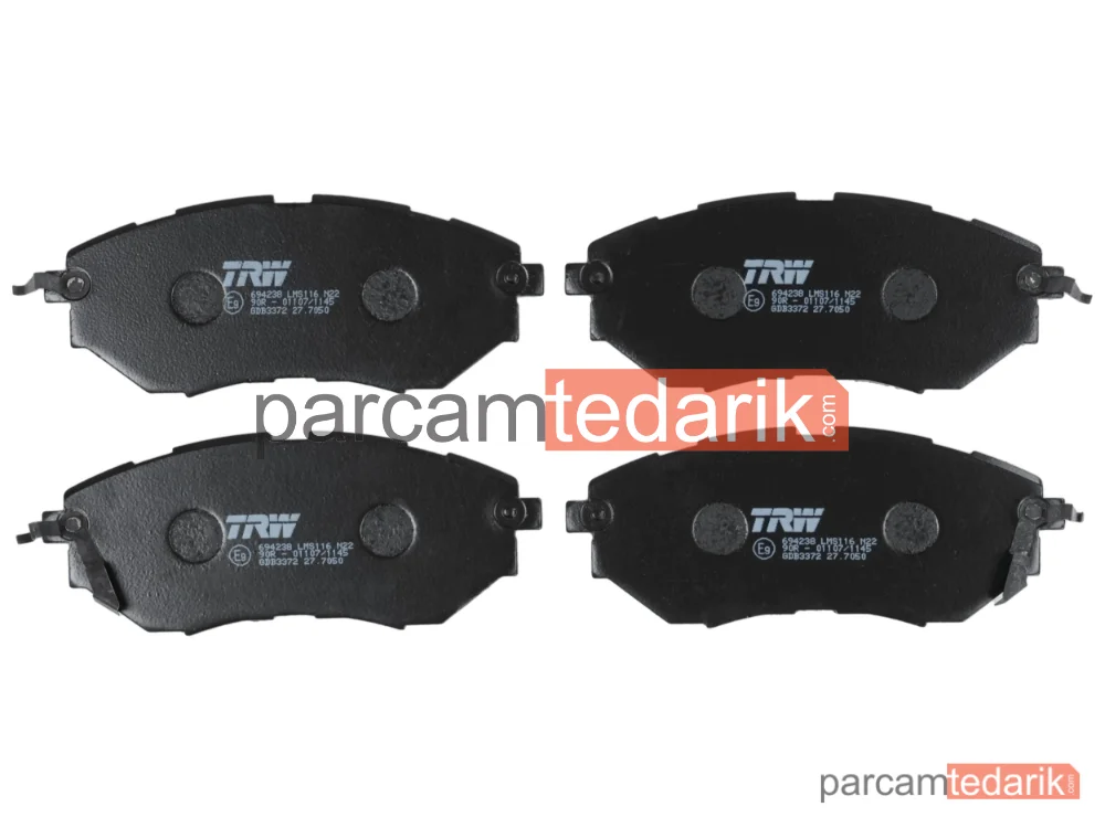 TRW GDB3372 | Fren Balatası Ön Subaru Tribeca 3.0 05=>, 3.6 07=>