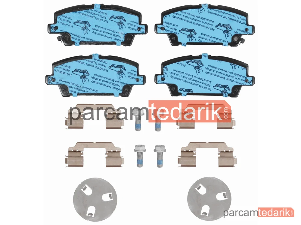TRW GDB3407 | Fren Balatası Ön Honda Civic VII HB 1.4 05=>, 2.2 CTDİ 05=>