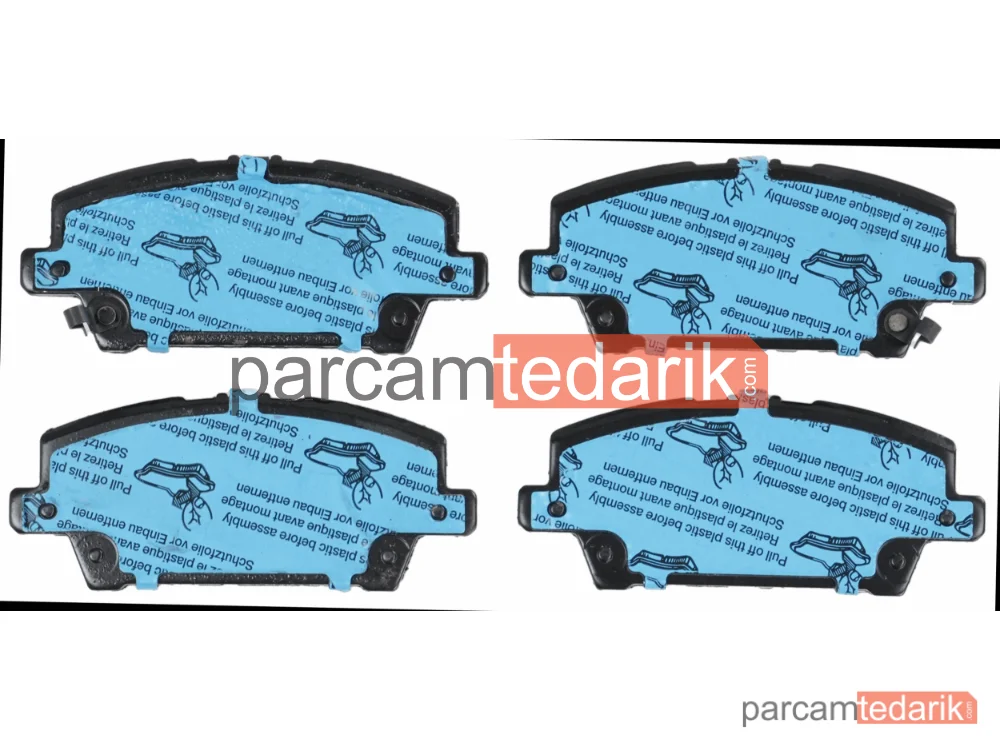 TRW GDB3407 | Fren Balatası Ön Honda Civic VII HB 1.4 05=>, 2.2 CTDİ 05=>