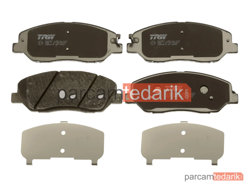 TRW GDB3418 | Fren Balatası Ön Hyundai Santa FE II 2.7 4X4 06-12, 2.7 V6 GLS 4X4 06-09, 2.7 V6 GLS 06-09, 2.2 CRDİ 06-12, 2.2 CRDİ 4X4 06-12, 2.2 CRDİ GLS 06-09
