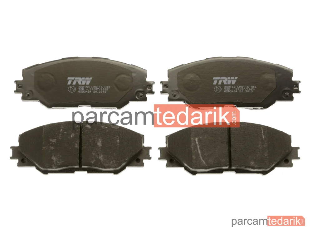 TRW GDB3424 | Fren Balatası Ön Toyota RAV4 07-11 / RAV4 12-18