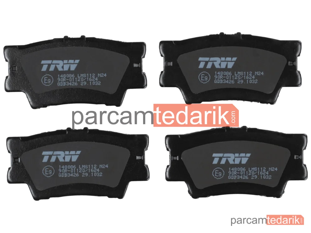 TRW GDB3426 | Fren Balatası Arka Toyota RAV4 CAMRY 06-11