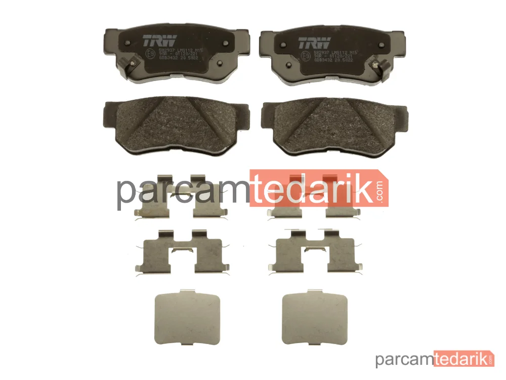 TRW GDB3432 | Fren Balatası Arka Hyundai GETZ 1.5 CRDİ 03-09