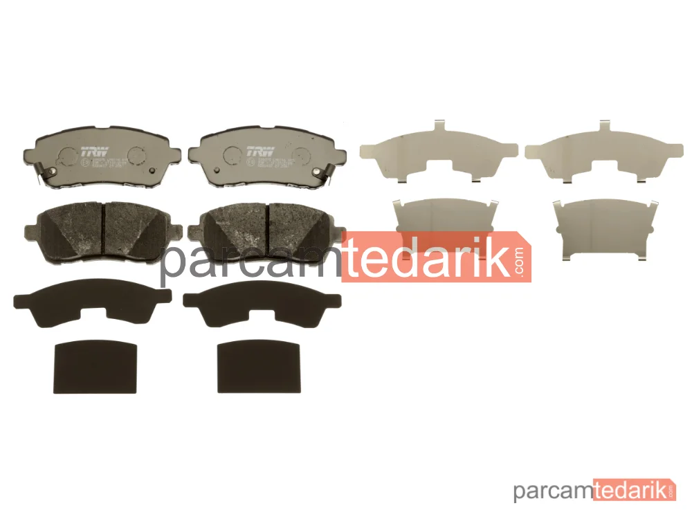 TRW GDB3437 | Fren Balatası — Ford Fiesta VI, Suzuki SWIFT V, Daihatsu Sirion