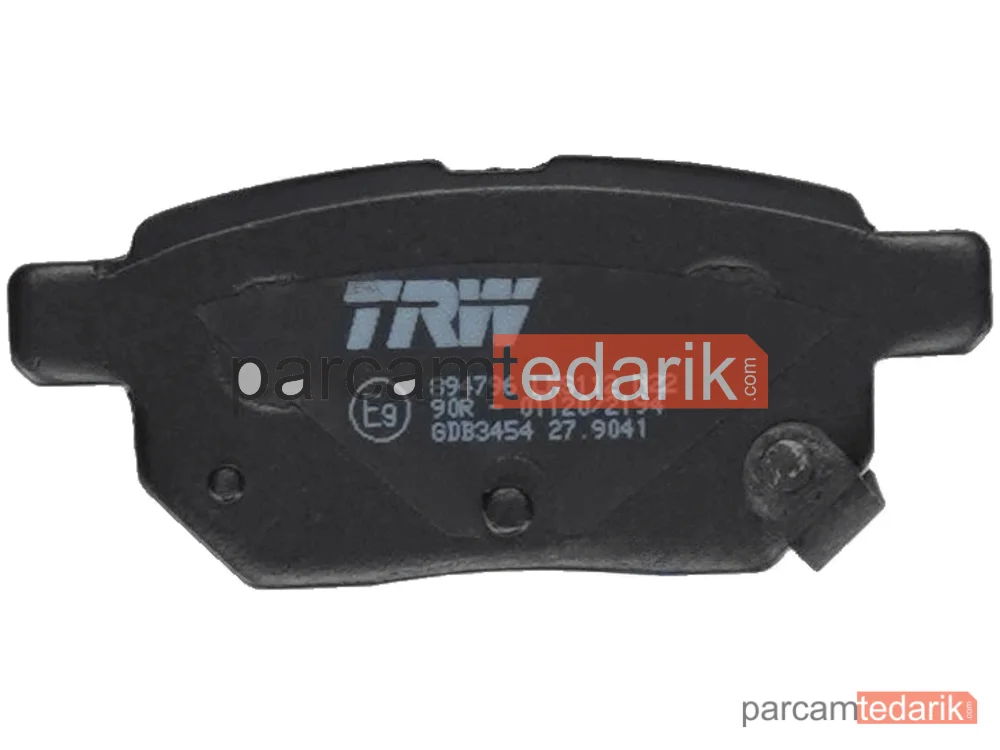 TRW GDB3454 | Fren Balatası Arka Toyota Corolla Sedan 1.4 VVT-İ 06-13, 1.6 DUAL VVT-İ 07-14, 1.6 06-18