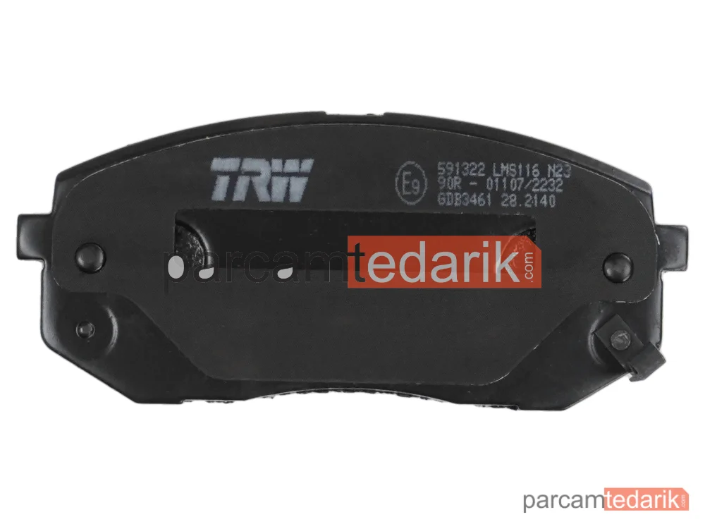 TRW GDB3461 | Fren Balatası Ön Kia Carens II MPV 2.0 CRDİ 02=>