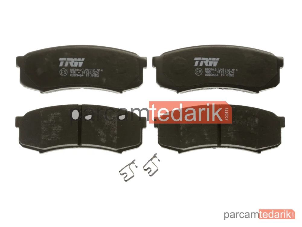 TRW GDB3464 | Fren Balatası Arka Mitsubishi Pajero IV 3.8 V6 06=>, 3.2 Dİ-D 07=>, 3.2 Dİ-D 4WD 09=>