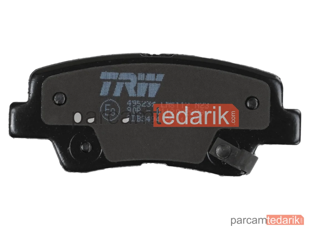 TRW GDB3494 | Fren Balatası Arka Hyundai Accent IV Sedan 1.4-1.6 10=>, 1.6 CRDİ 10=>, Elantra Sedan 1.6 CRDİ 05-11, İ10 1.0-1.2 13=>, 1.0 LPG 14=>, İ20 Coupe 1.0 T-GDİ 16=>, İ30 1.4 11-15, 1.6 11-16, 1.6 GDİ 11-16, 1.4-1.6 CRDİ 11-16
