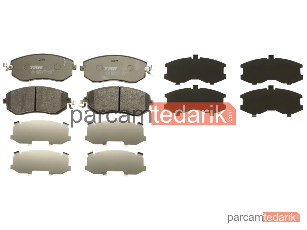 TRW GDB3519 | Fren Balatası Ön Subaru Forester 2.0 2.5 09-12 / Impreza Legacy 2.0 08-12 / Outback 2.5 09-12 / XV 12