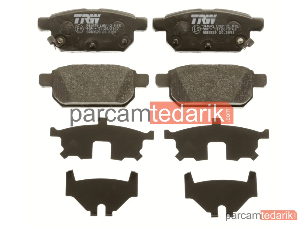 TRW GDB3529 | Balata Fren Arka- (Suzuki SWIFT 2011/2013 / Baleno 16-// / SX-CROSS 13-// / SWIFT 1.2 17-// / Vitara 16-//)