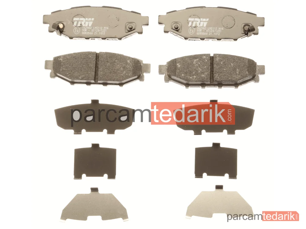 TRW GDB3568 | Fren Balatası Arka Toyota GT 86 Coupe 2.0 12=>