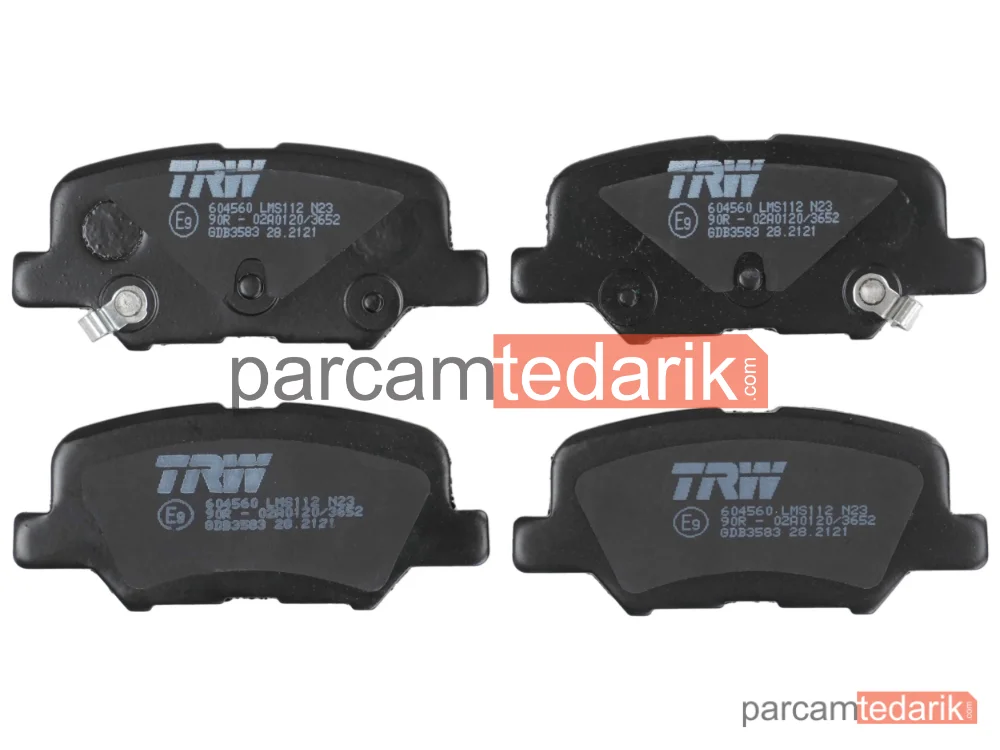 TRW GDB3583 | Fren Balatası Arka Mitsubishi ASX1.6 Mivec 10=>, 2.2 Dİ-D 4WD 13=>