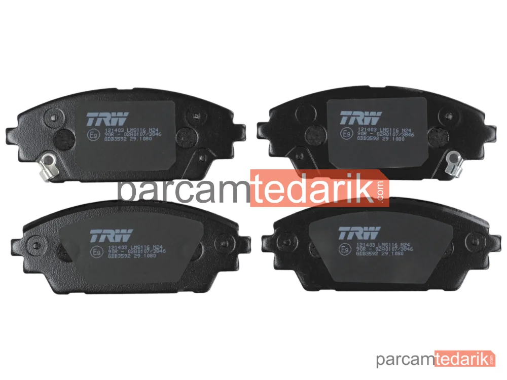 TRW GDB3592 | Fren Balatası Ön Mazda CX 3 15-/ Mazda 3 13-/