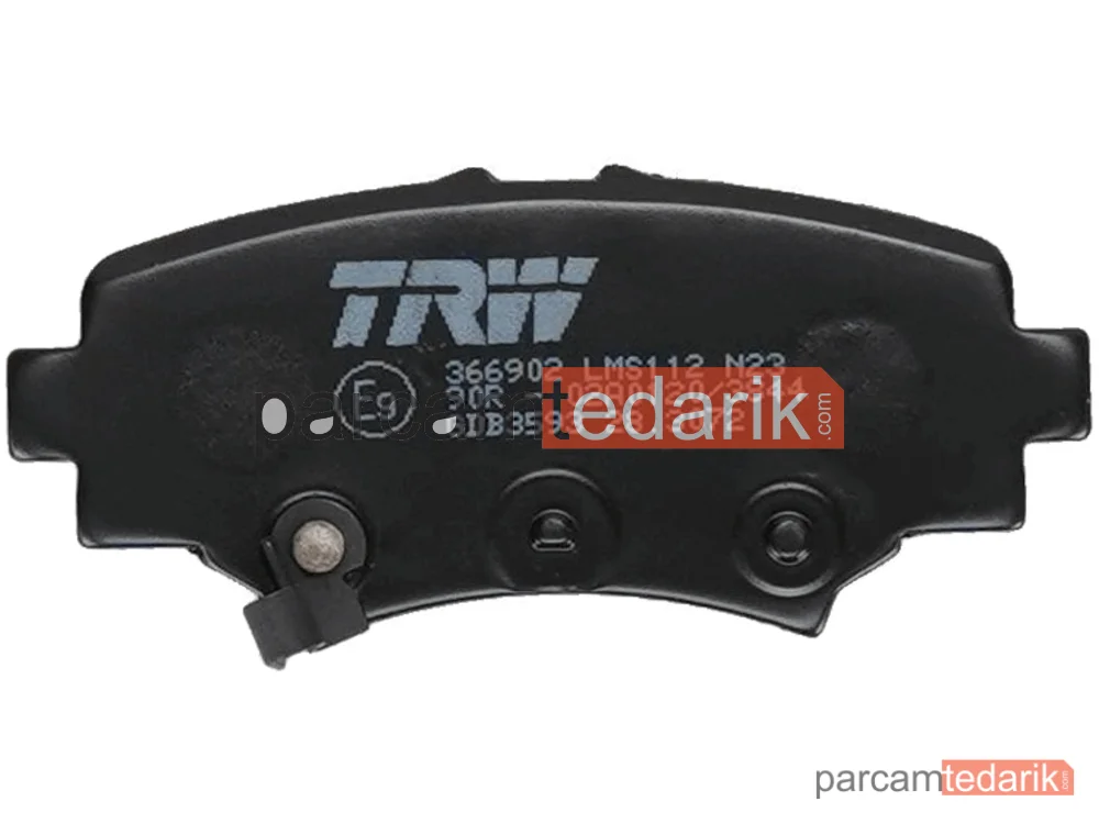 TRW GDB3593 | Fren Balatası Arka Mazda 3 1.5-2.0 13=>, 1.5 D 16=>, 2.2 D 13=>