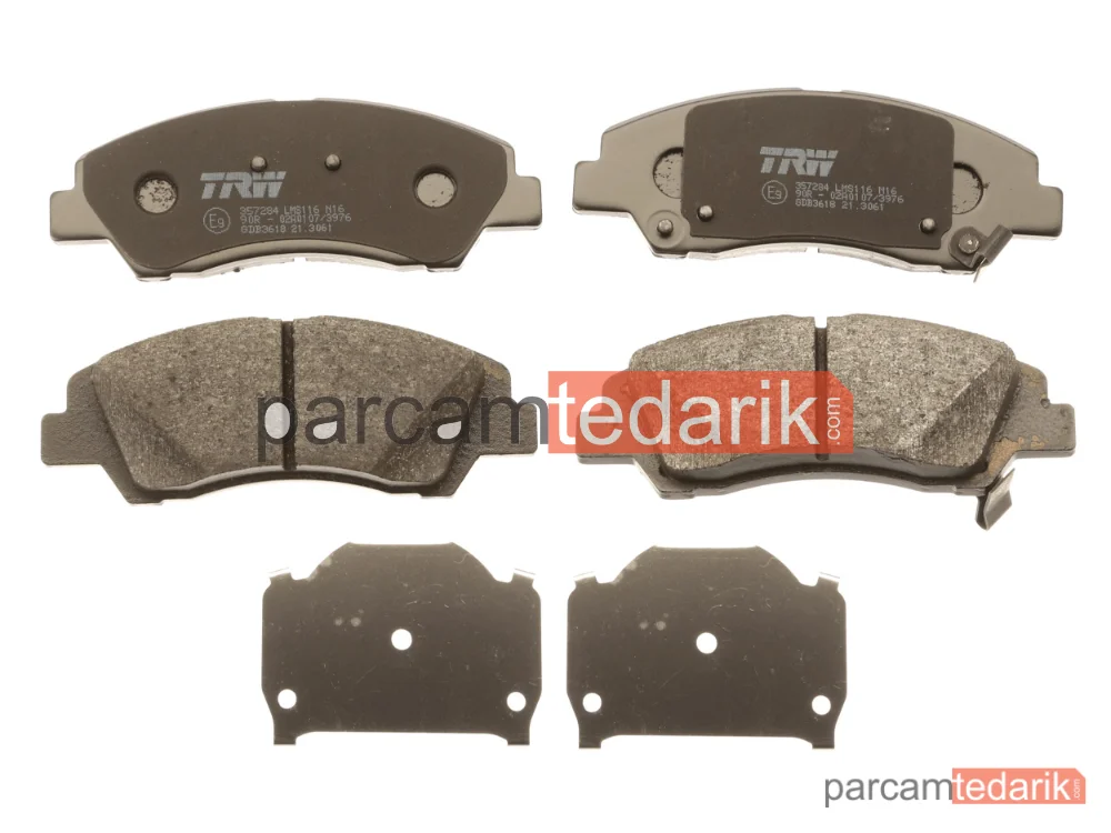 TRW GDB3618 | Fren Balatası Ön Hyundai İ10 1.0-1.2 13=>, 1.0 LPG 14=>