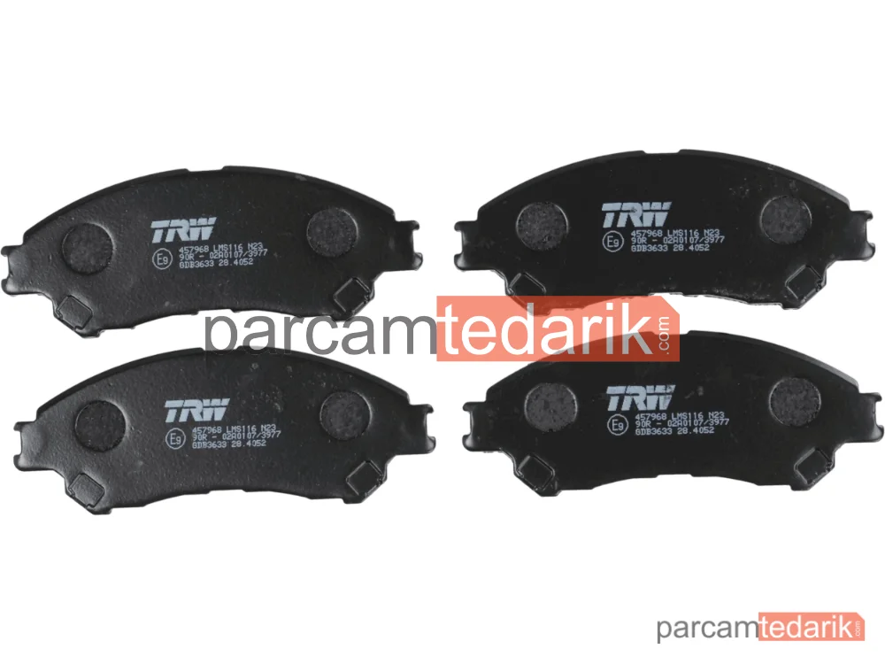 TRW GDB3633 | Fren Balatası Ön Suzuki SX4 S-CROSS 1.6 13=>, 1.6 DDİS 13=>, Vitara 1.4 T 15=>, 1.6 15=>, 1.6 DDİS 15=>