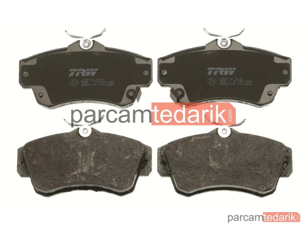 TRW GDB4118 | Fren Balatası Ön Chrysler PT Cruiser 1.6 01-10, 2.0 00-10
