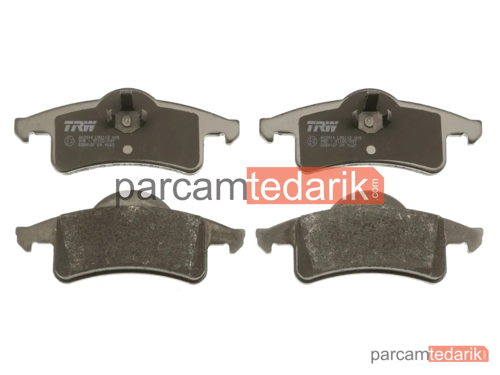 TRW GDB4127 | Fren Balatası Arka Jeep Cherokee 2.5 95-01, 2.5 İ 4X4 91-01, 4.0 İ 4X4 95-01, 2.5 TD 4X4 88-01, GRAND Cherokee II 4.0 4X4 99-05, 4.7 V8 4X4 99-05, 2.7 CRD 4X4 01-05, 3.1 TD 4X4 99-01