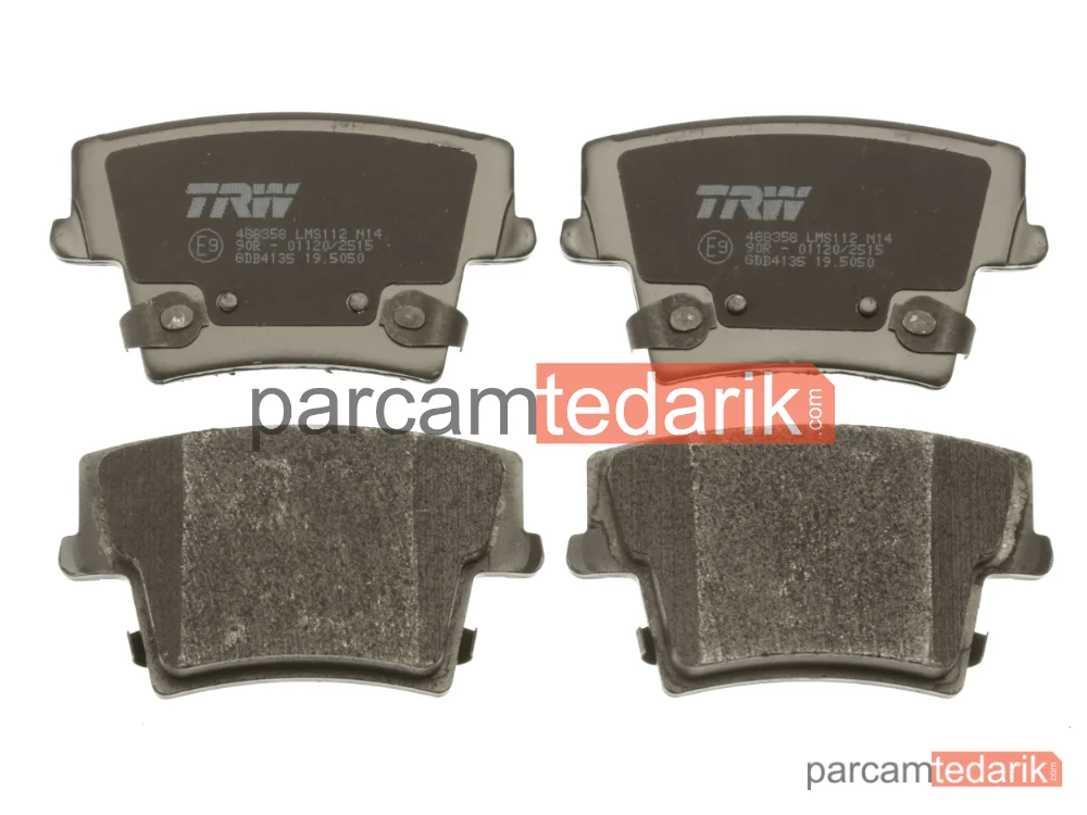 TRW GDB4135 | Fren Balatası Arka Chrysler 300 C 2.7-3.5 04-12, 5.7 04-08, 6.1 SRT8 05-12, 3.0 CRD 05-13