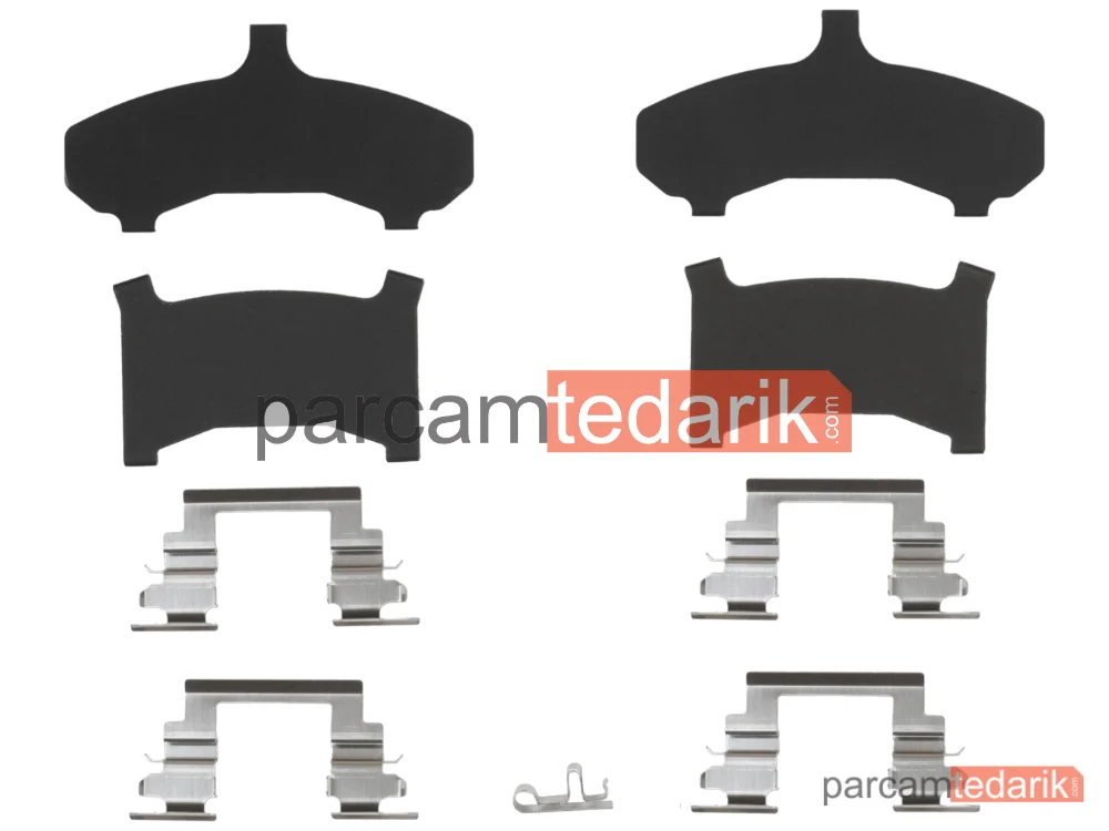 TRW GDB4142 | Fren Balatası Ön Mitsubishi ASX 1.8 10=>, 1.6 Dİ-D 15=>, 1.6 DI-D 4WD 15=>, 1.8 DI-D 10=>, 1.8 DI-D 4WD 10=>, 2.2 Dİ-D 4WD 13=>, Outlander III 2.0 12=>