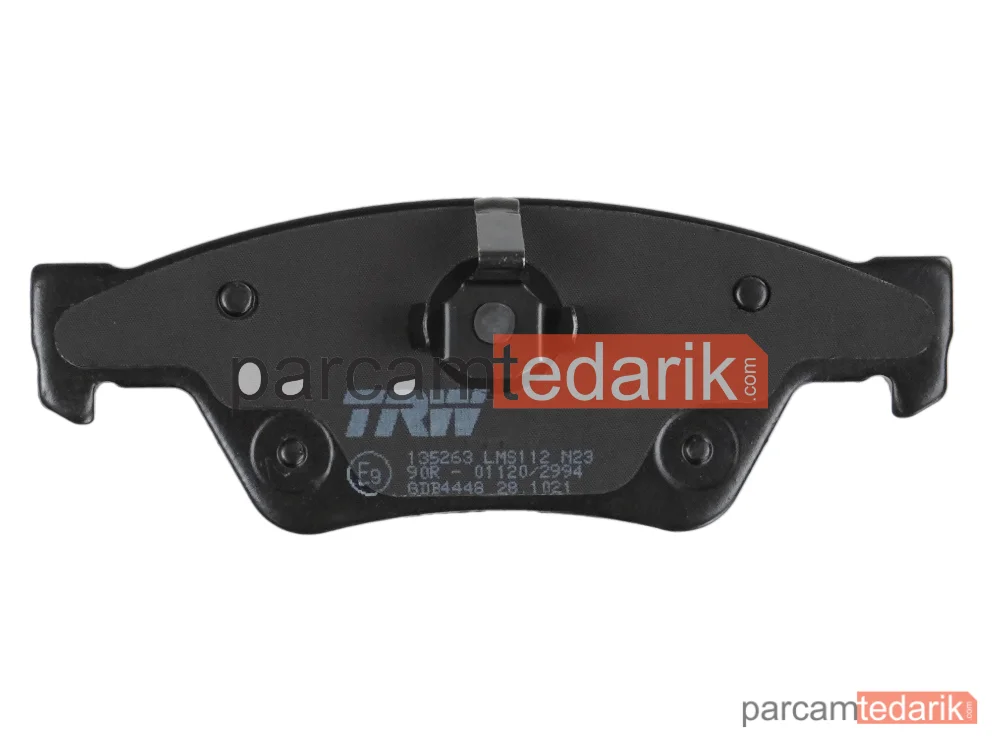 TRW GDB4448 | Fren Balatası Arka Jeep GRAND Cherokee IV 3.6 V6 4X4 10=>, 3.6 VVT 4X4 16=>, 6.4 SRT8 4X4 11=>, 3.0 CRD V6 4X4 11=>