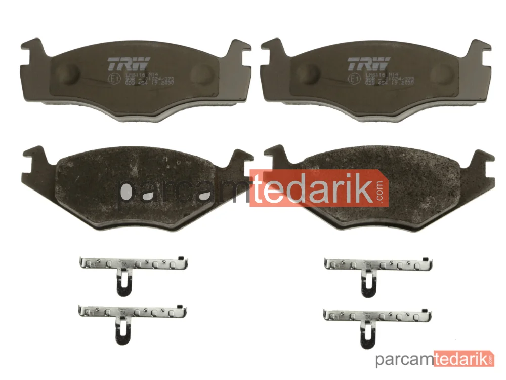 TRW GDB454 | Ön Fren Balatası- (VW Golf 79-96 Passat 78-91 Seat Ibiza 93-96)