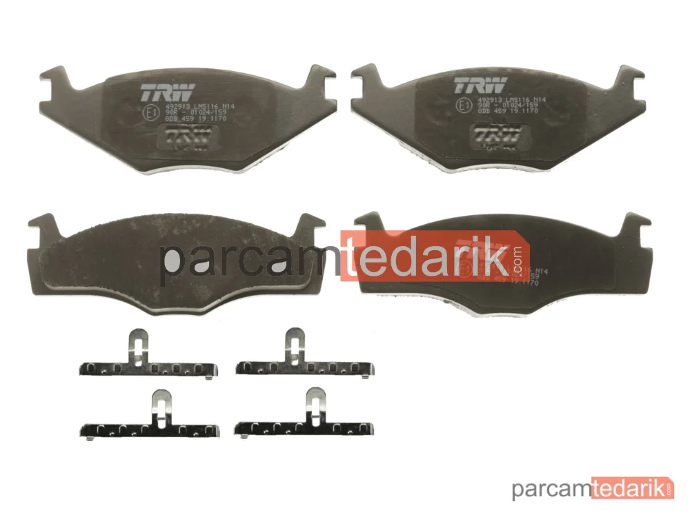 TRW GDB459 | Ön Fren Balatası VW Seat