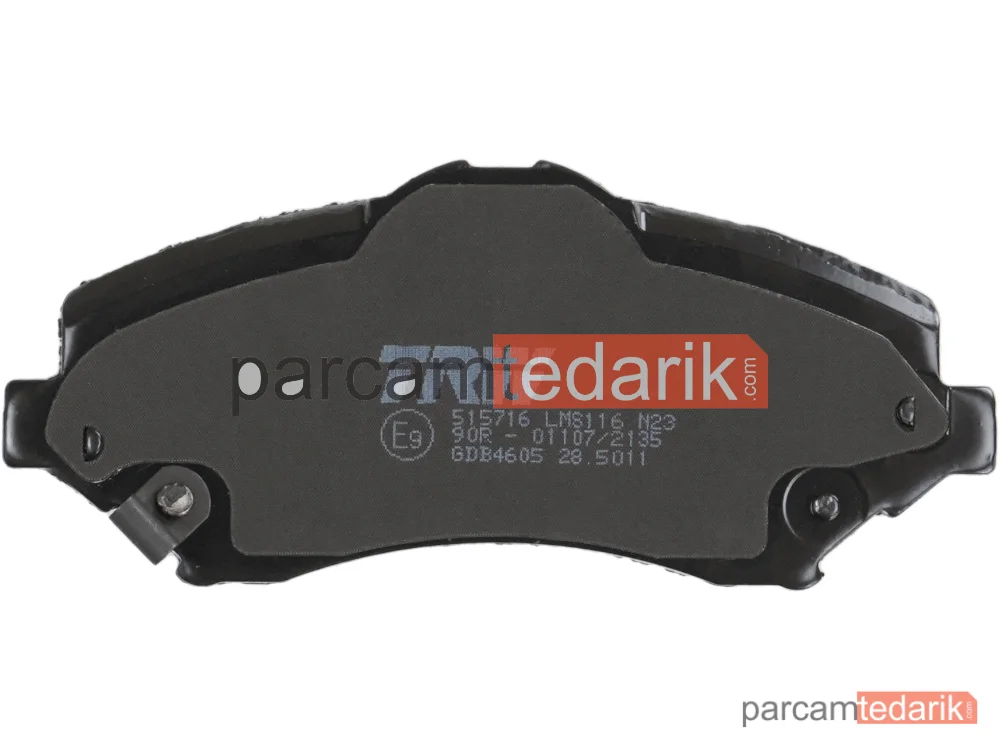 TRW GDB4605 | Fren Balatası Ön (Fiat Freemont 11-15 Jeep Compass Wrangler III Cherokee)