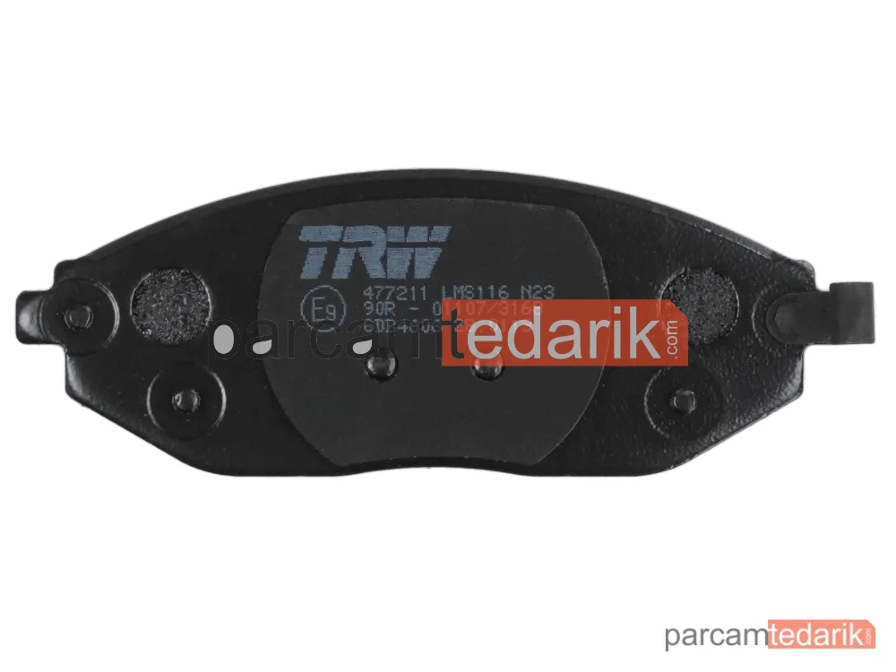 TRW GDB4606 | Fren Balatası Ön Chevrolet SPARK 1.0-1.2 10=>, 1.0-1.2 LPG 10=>