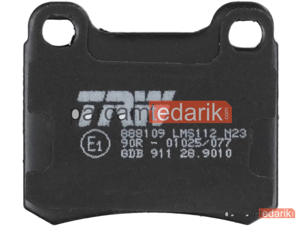 TRW GDB911 | Fren Balatası Arka Mercedes-Benz Sedan 200 85-92, 200 E 88-93, 300 E 85-92