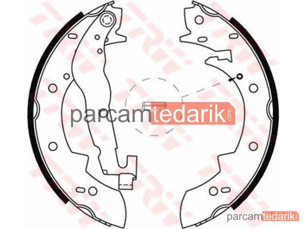 GS6237 | Fren Balatası Pabuçlu Arka BMW 3 Serisi 316 83-88, 316 İ 87-91, 318 İ 82-91, 318 İS 89-91 320 İ 82-91, 324 D 85-90