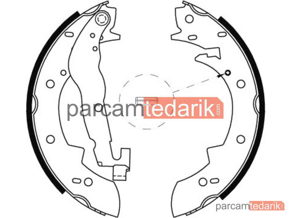 TRW GS6237 | Fren Balatası Pabuçlu Arka BMW 3 Serisi 316 83-88, 316 İ 87-91, 318 İ 82-91, 318 İS 89-91 320 İ 82-91, 324 D 85-90