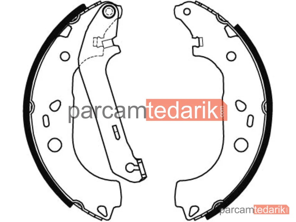TRW GS8471 | Arka Pabuçlu Balata (Ford Connect 02-)