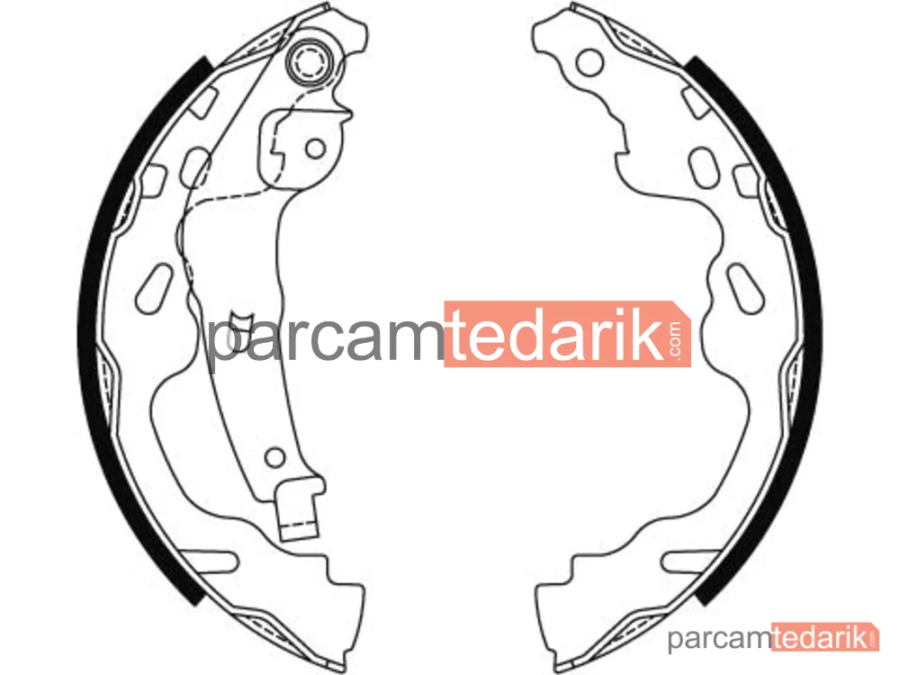 TRW GS8480 | Fren Balatası Arka Peugeot 107 1.0 05-14, 1.4 HDİ 05-14, 108 1.0 VTİ 14=>, 1.2 14=>