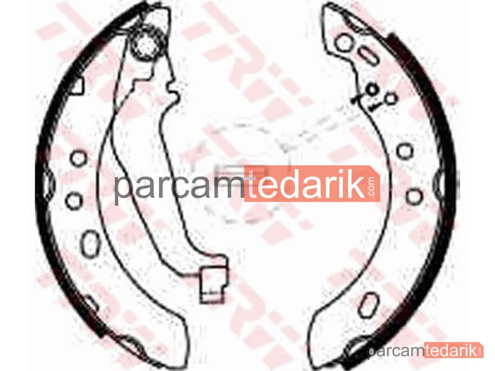 GS8527 | Fren Balatası Pabuçlu Arka Nissan Micra II 1.0 İ 16V 92-03, 1.3 İ 16V 92-00, 1.4 İ 16V 00-03, 1.5 D 98-03