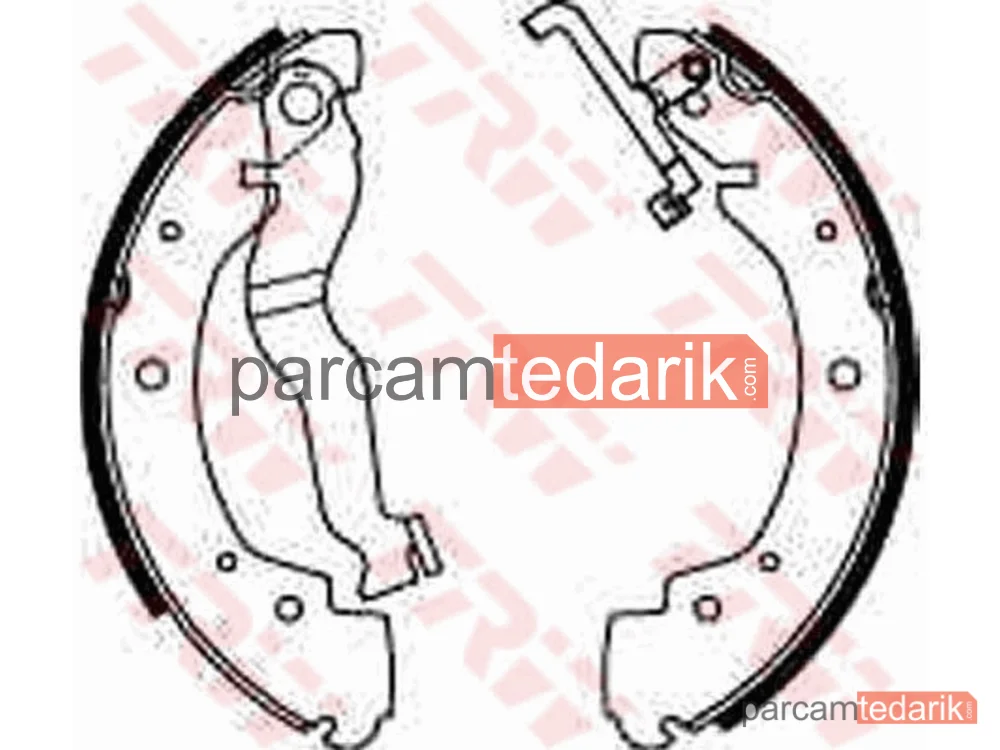 GS8530 | Fren Balatası Pabuçlu Arka Volkswagen Transporter IV 1.8 90-92, 2.0 90-03, 2.5 90-03, 2.8 VR6 95-03, 1.9 D 90-95, 1.9 TD 92-03, 2.4 D 90-03, 2.5 TDİ 95-03